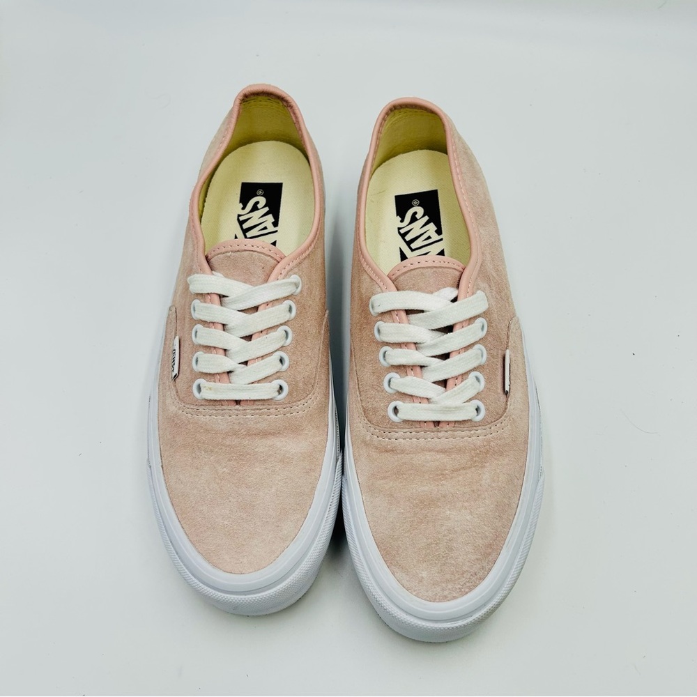 Vans shoes Authentic LX Reissue 44 sneakers suede Sepia Rose Pink women size 10 - Picture 8 of 10